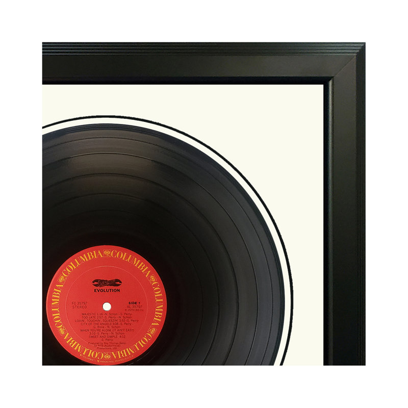 Journey "Evolution" Framed Record with White Mat, White