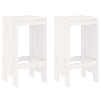 Nedyu Solid Wood Bar Stool with Solid Wood Frame
