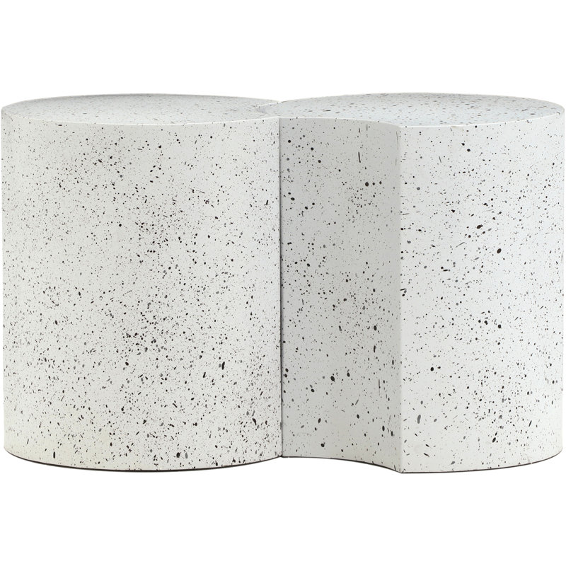 Ensemble de tables de bout Hylie, Blanc