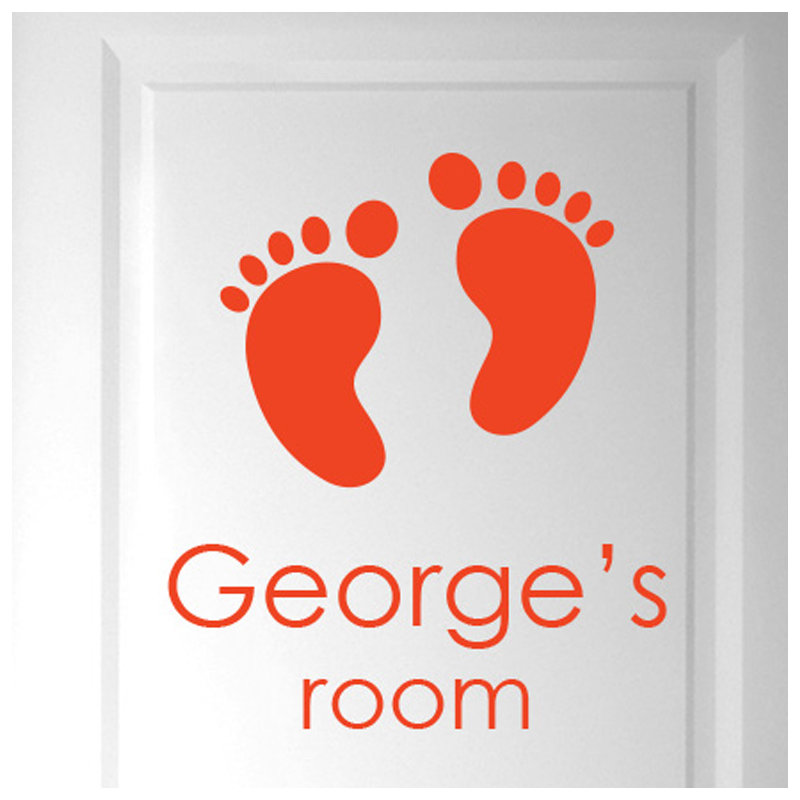 Wall Decal, Orange
