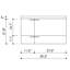 Ensemble de meuble-lavabo simple 39 "Letourneau-264165323