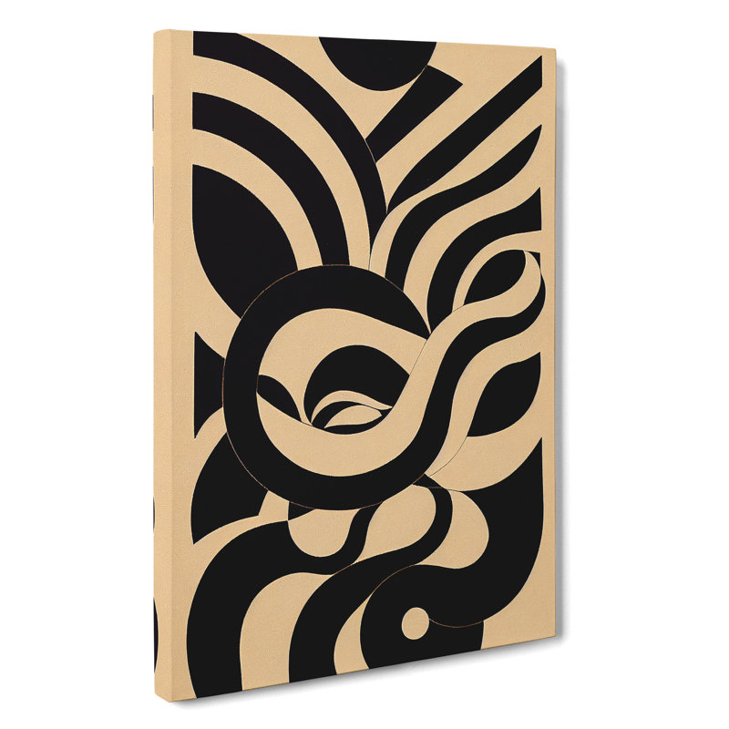 Abstract Snake Art No.2 - Wrapped Canvas Print, 50cm H x 35cm W x 3cm D