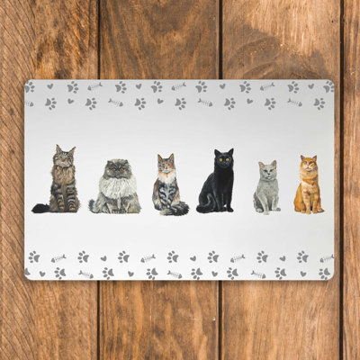 Napperon Six Cats