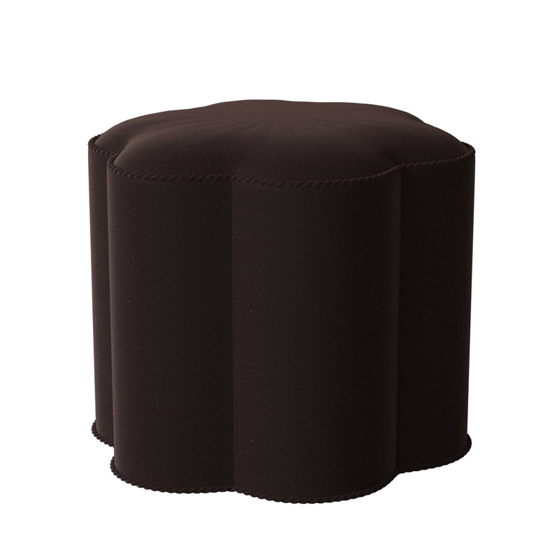 Posey Novelty Pouf, Margaret Mahogany