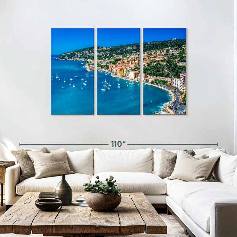 Gillard Villefranche-Sur-Mer Coast, 48" H x 74" W