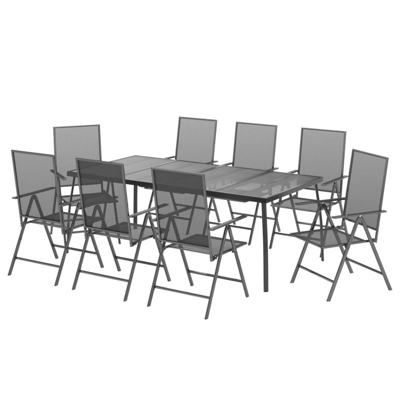 Luverta 8 - Person Patio Dining Set with Rectangular Table