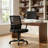 Adjustable Ergonomic Office Desk Chair With Lumbar Support And Rocking Function For Home Office Study Workstation