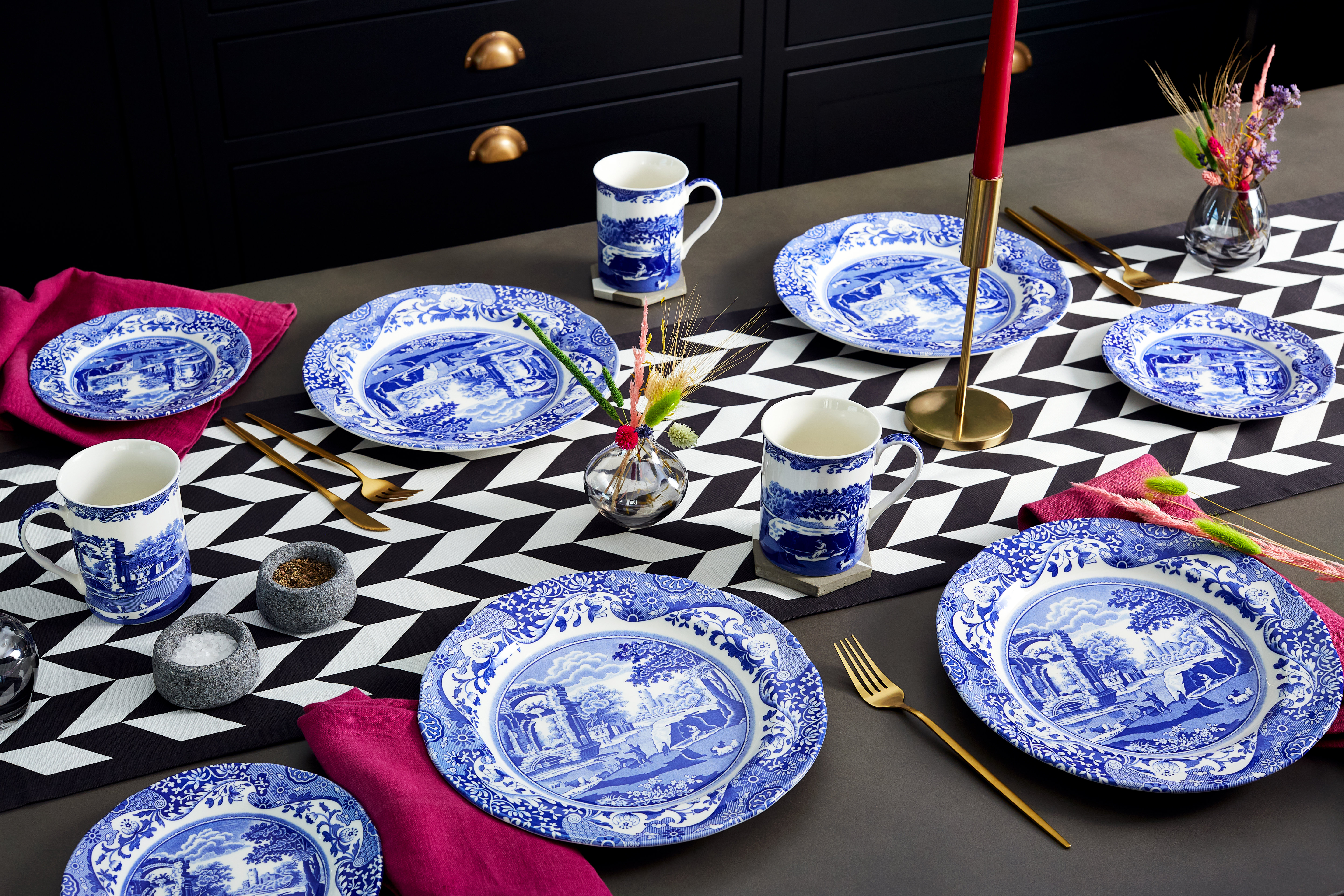 Spode Blue Italian 12-Pc Set W Mug Reviews Wayfair