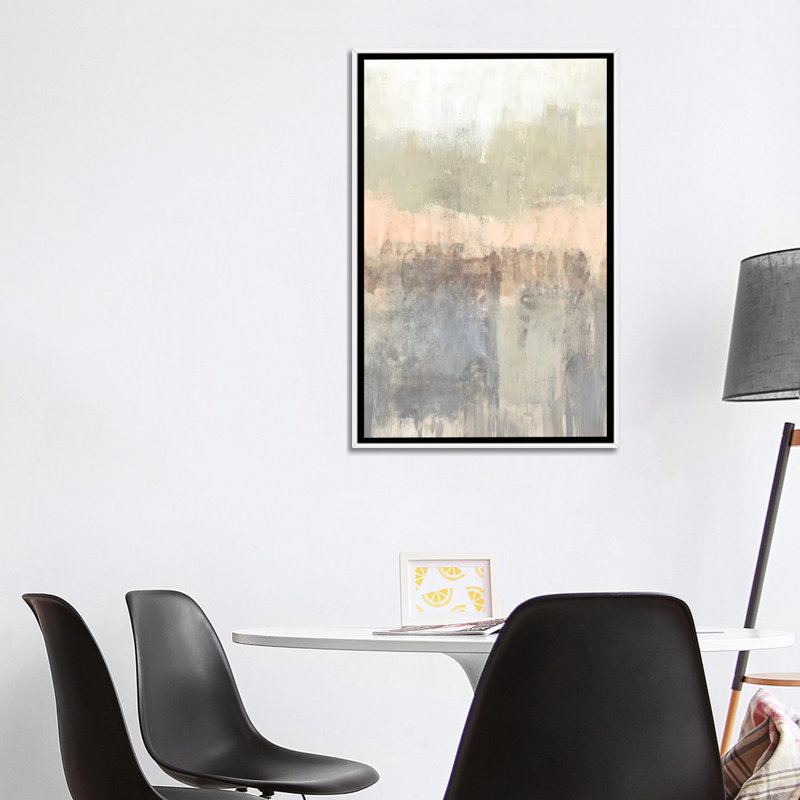 «Blush Neutrals I», reproduction d'art sur toile encadrée, H 40 po x l 26 po, Toile à cadre flottant sans passe-partout