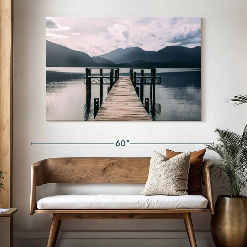 Jetée d'Alvord Lake Te Anau, H 34 po x l 51 po