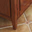 Banc de rangement rembourré pour chaussures en noyer-766039136