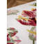 Tapis floral beige en laine touffeté à la main-86654132