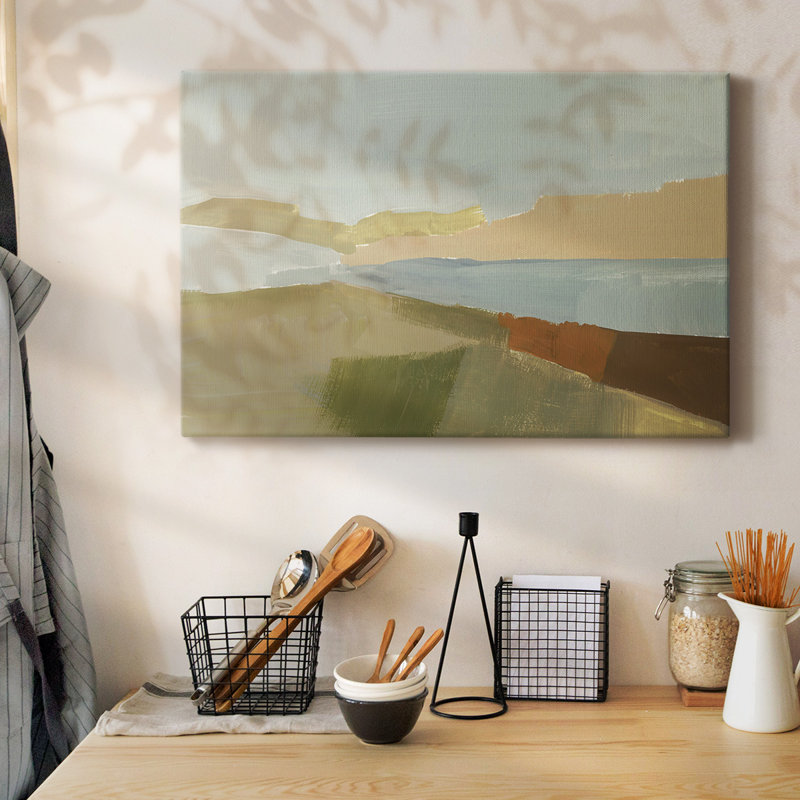 «Stacked Landscape III», toile tendue avec châssis, H 18 po x l 27 po