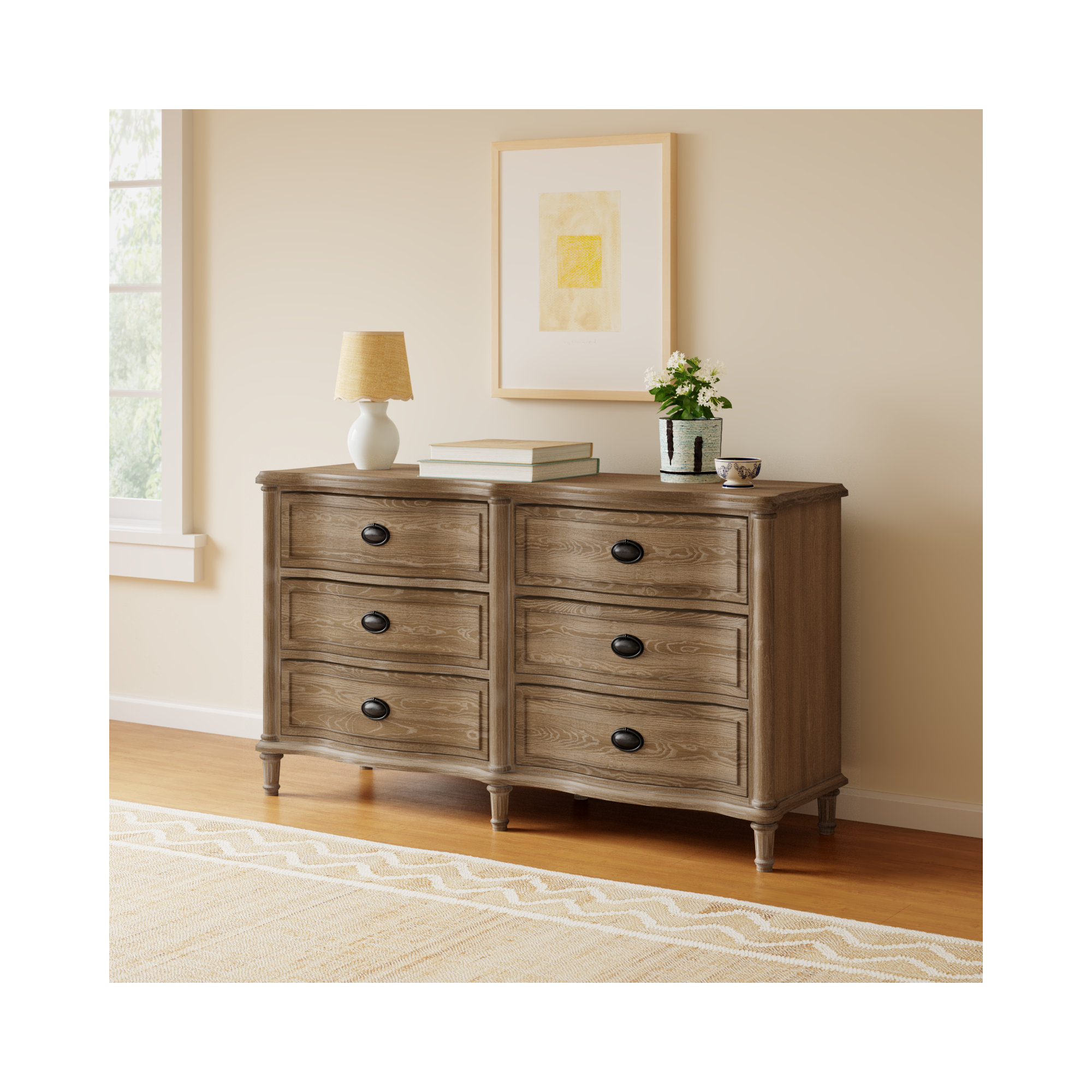Watson 6 - Drawer Dresser, Studio Gray