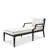 Black Frame/White Cushion