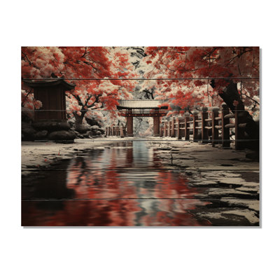 " Japon Art Red Torii Gate II "