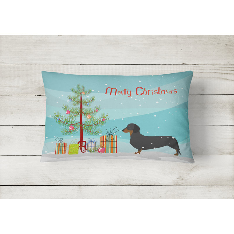Dachshund Indoor/Outdoor Lumbar Pillow