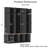 75" Farmhouse Hall Tree with 4 Hidden Hooks, 8 Shoe Doors, 4 Open Cubbies, 180 lb Bench, Anti-Tip Kit, Mudroom Entryway-248612585