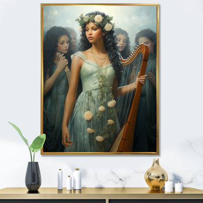 «Classical Music Harp Performance» - musique, art mural