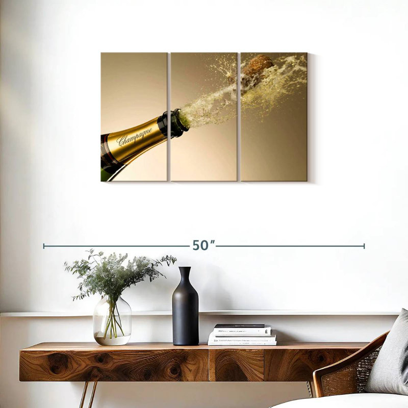 Yarlin champagne liège pop, H 20 po x l 33 po