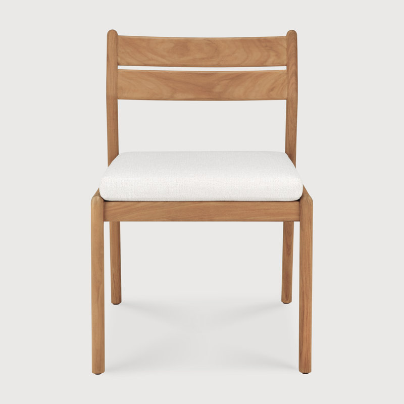 Jack Outdoor Dining Side Chair, Ivory