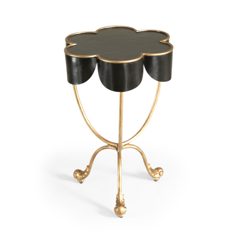 Seville End Table, Gold