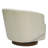 Modern Upholstered Swivel Barrel Chair, Accent Chairs with Wood Base for Living Room, Performance Fabric-1586131293