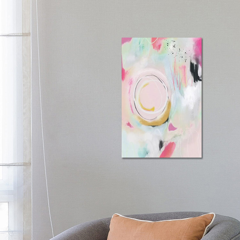 Abstract II by Leah Straatsma - Painting on Canvas, Wrapped Canvas, 66.04cm H x 45.72cm W x 3.81cm D