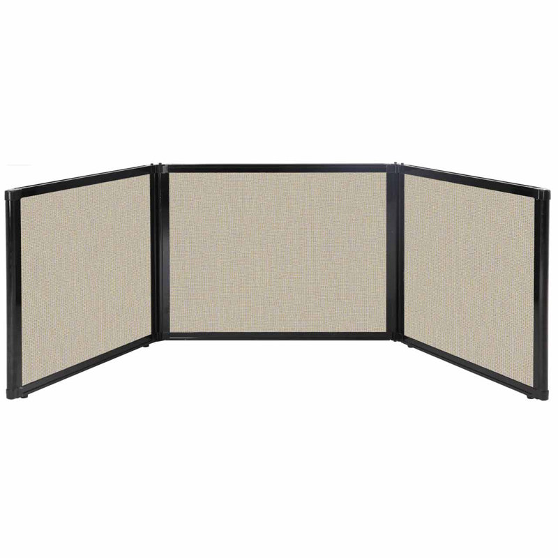 Présentoir sur plateau, Sable, 78 po x 24 po