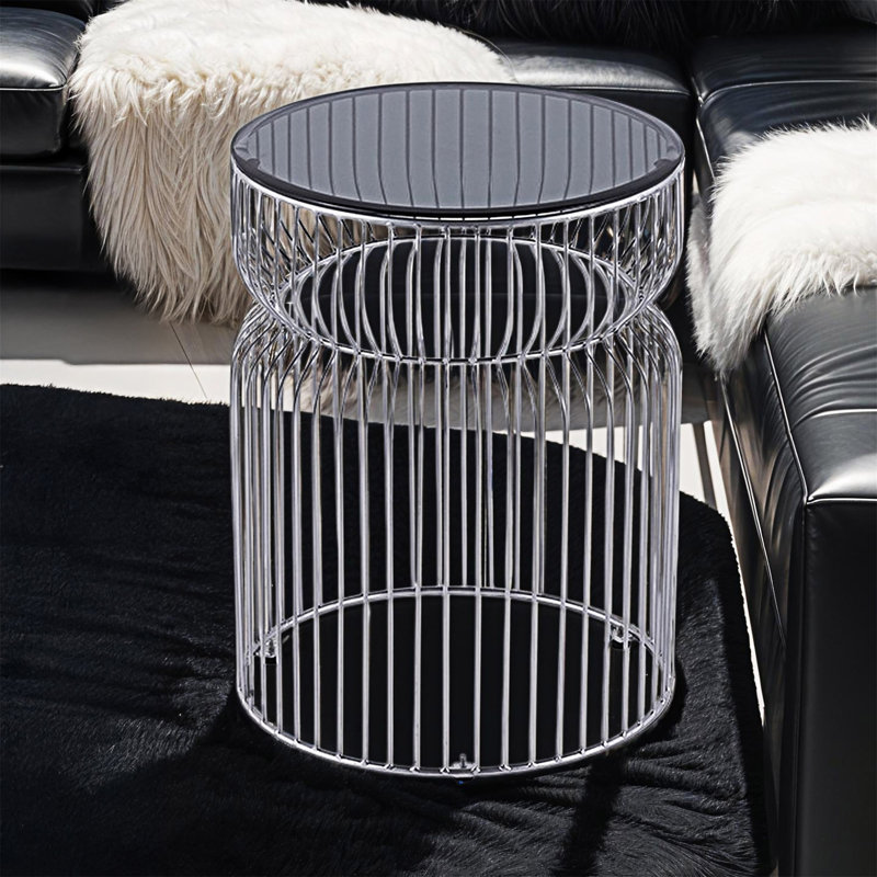 Table d'appoint Contemporary, Chrome chrome