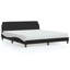 Base de lit vidaXL 100% 190 cm noir et blanc Dover-1107704796-1107704794