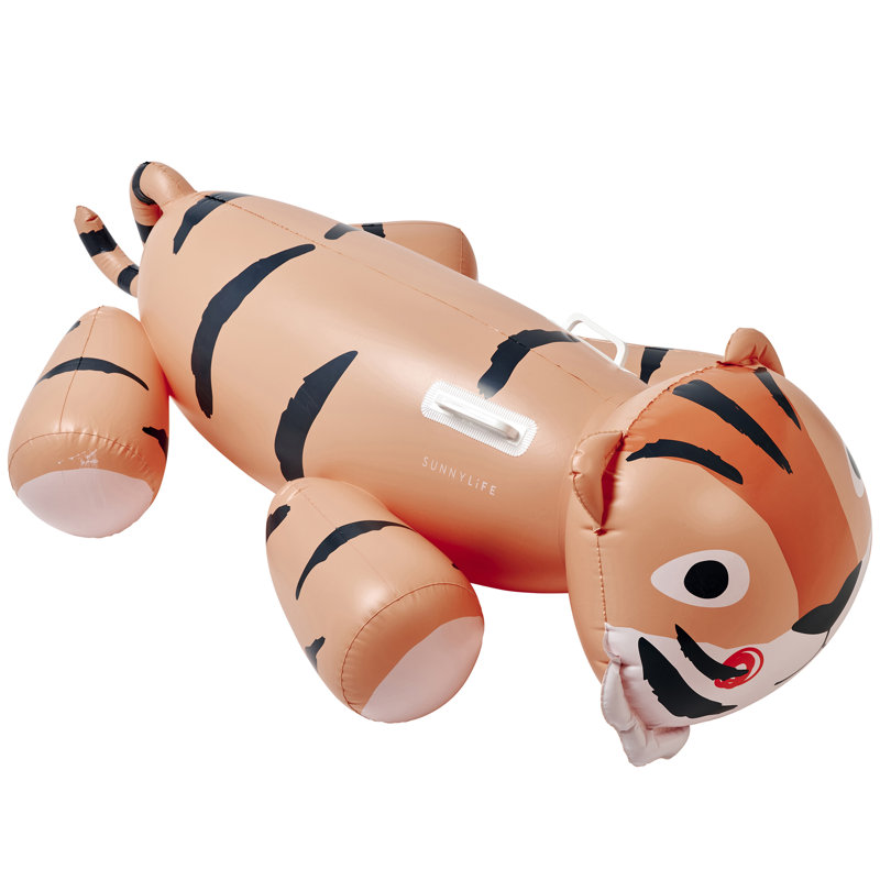 Kids Ride-On Float: Tino le tigre - argile