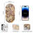 Guein Oval Natural Marble Tray,Calacatta Viola