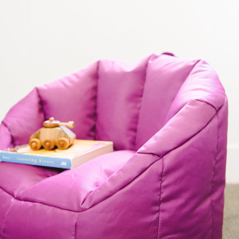 Big Joe Milano Kid's Bean Bag Chair, Pink Passion 100% Polyester