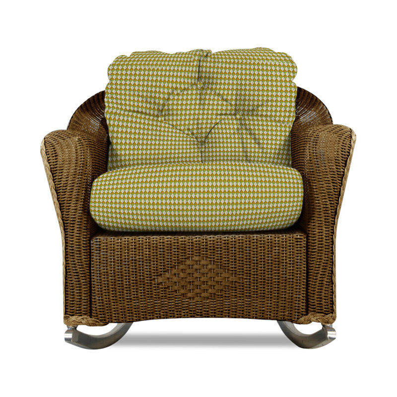 Reflections Outdoor Rocker Chair, Demo Stone, Bark