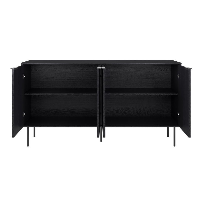 Arisztid 61.8'' Sideboard, Black