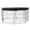 Enclos pour chien 8 panneaux pliable avec couvercle pour chien H 30 po