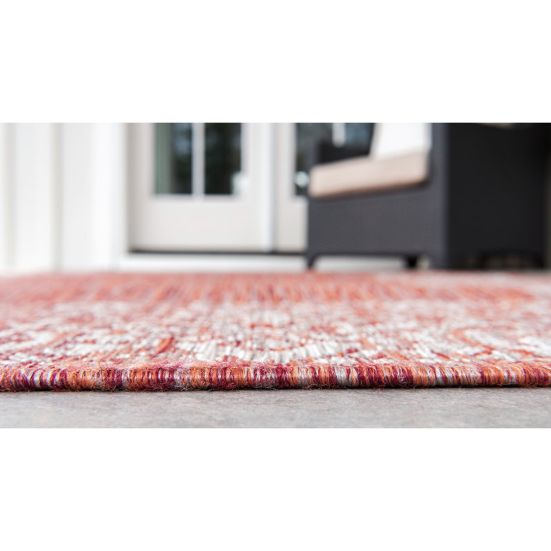 Dmitri Oriental Indoor / Outdoor Rug, Rectangle 5'3" x 8'