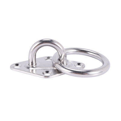 Fixation murale en acier inoxydable à 1 crochet au-dessus de la porte en argent