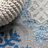 Alfheim Ornate Ogee Trellis High-Low Light Gray/Blue Indoor/Outdoor Rug-1460421441