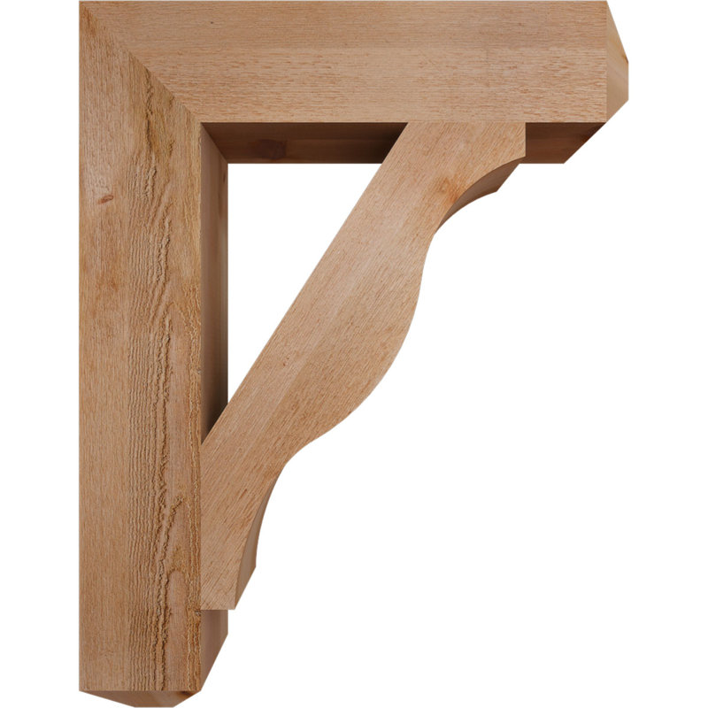 Support pour artisan Funston, H 36 po x l 6 po x P 28 po, Sciage brut, Cèdre rouge