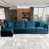 Dark Blue Chenille