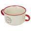Speckled Stoneware Christmas Soup Mugs