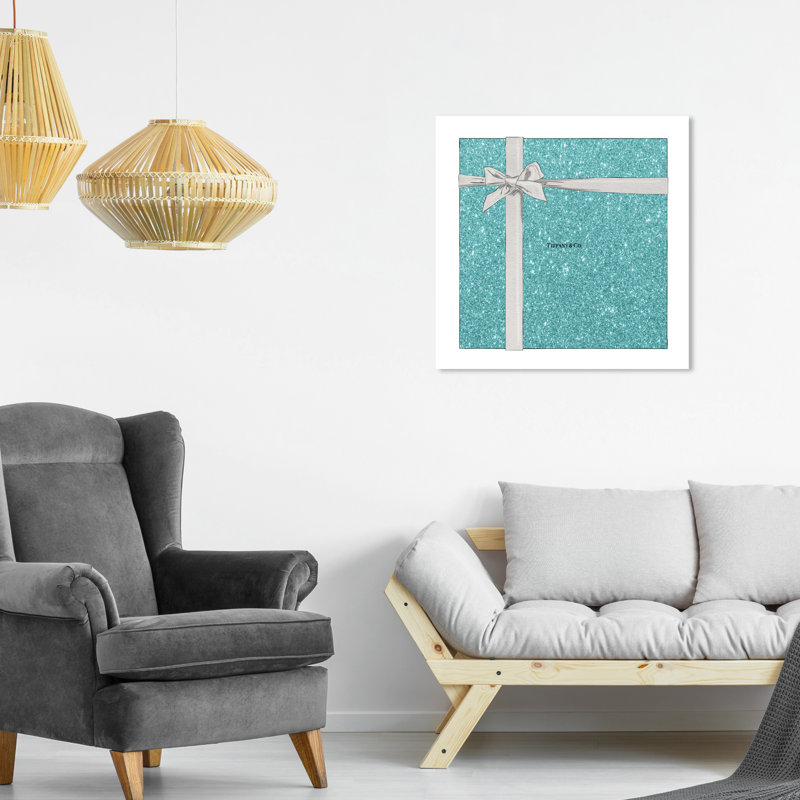 Boîte-cadeau Fashion and Glam - impression sur toile, H 30 po x l 30 po, Toile tendue