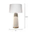Lampe de table plissée-84860376