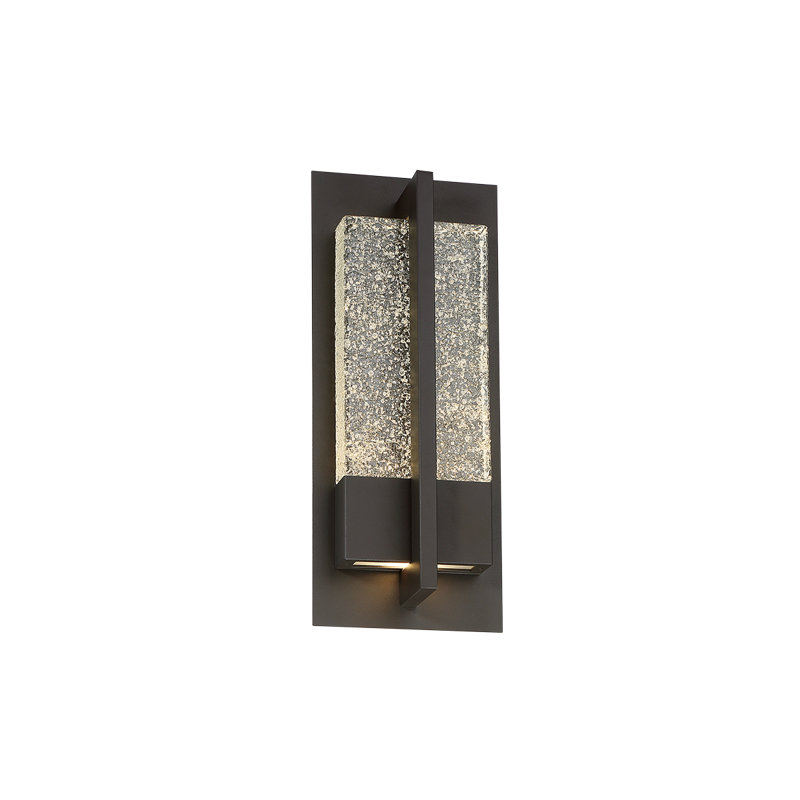 Luminaire à cloison d'extérieur Omni, Bronze, H 16 po x l 6,5 po x P 3,5 po
