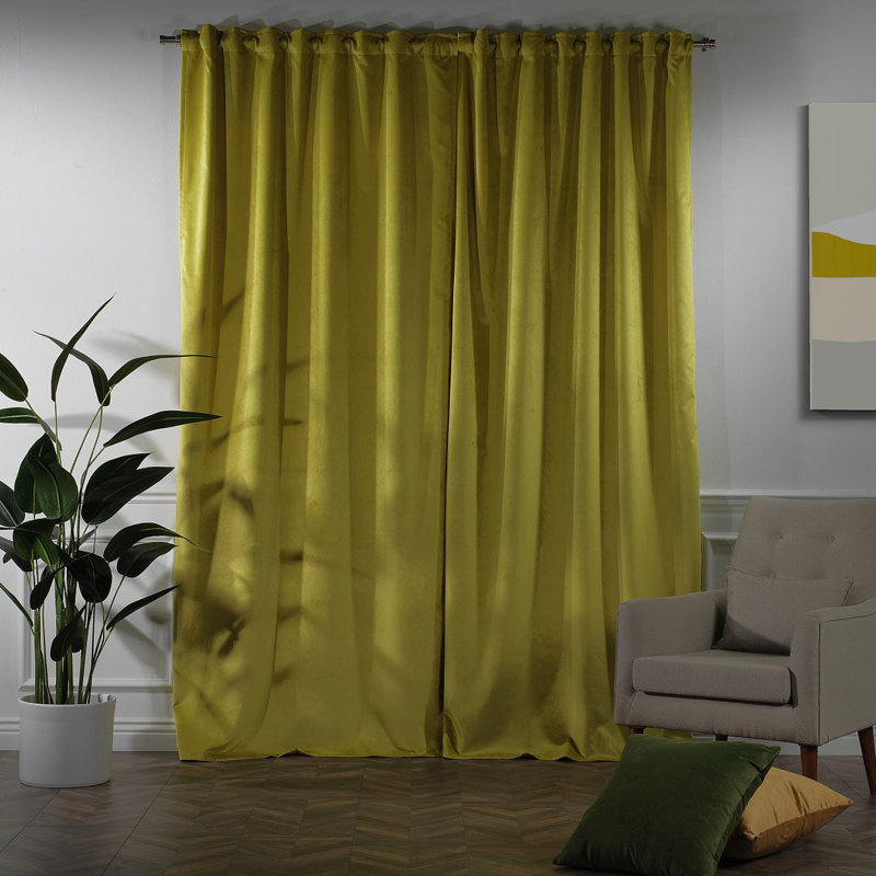 Panneau simple décoratif extra large en velours mat sur mesure, L 52 po x L 63 po, 64 Lime