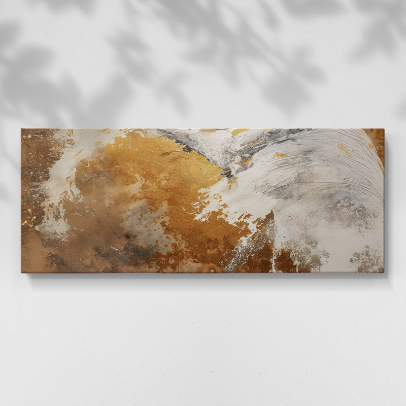 Abstract Series 4 #LXXV-Wide Gallery Wrapped Canvas, 12" H x 30" W