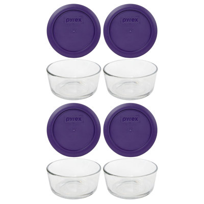 Bols en verre Pyrex 7200 et couvercles assortis 7200 PC