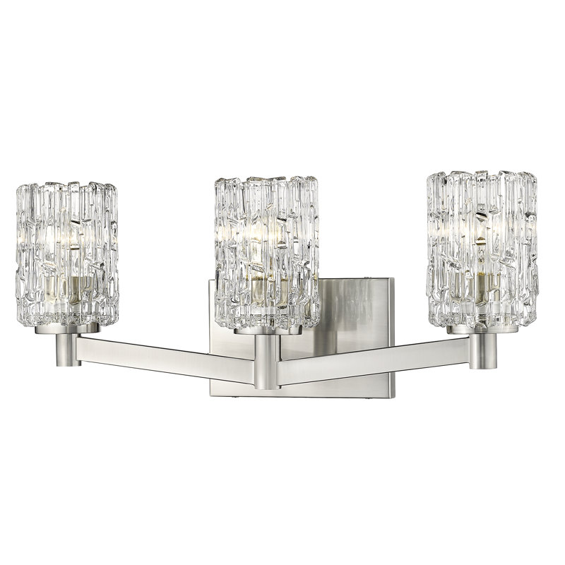 Samson 3 - Light Dimmable Vanity Light, Brushed Nickel